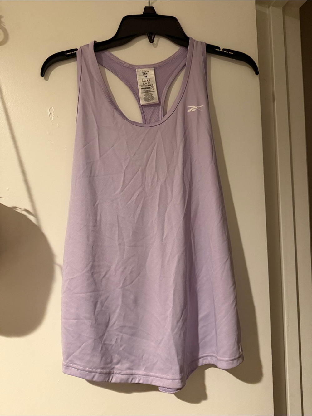 Reebok Lavender Racerback Athletic Tank Top